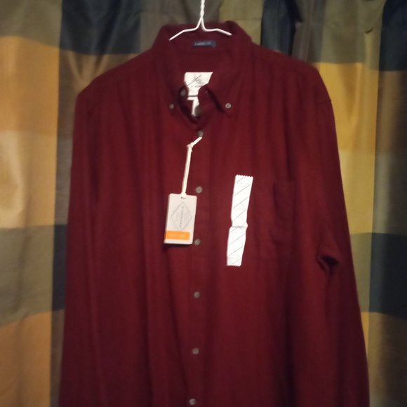 New Men's shirt St John's bay size large color maroon - Picture 6 of 6